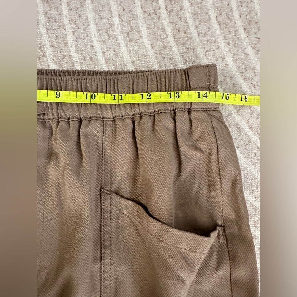 Madewell Cargo pants High Rise Relaxed Drawstring Viscose Small casual - Picture 6 of 11